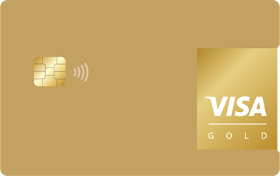 Gold credit card in drams with a 15-day grace period